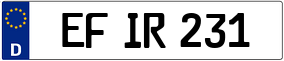 Truck License Plate